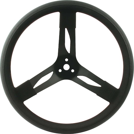 Powerhouse Steel Steering Wheel - 15 in. - Black PO3074318